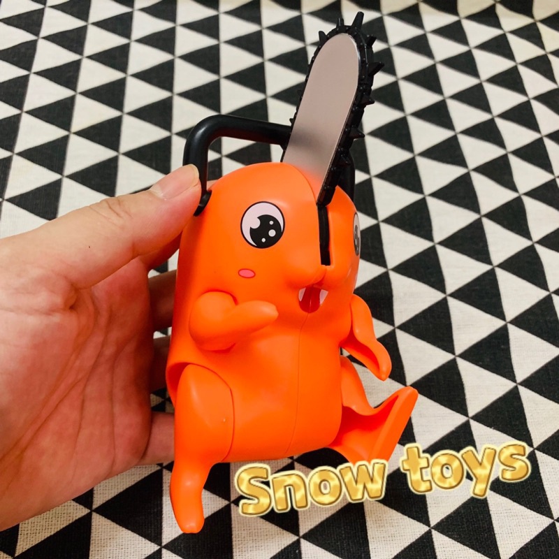 Mô hình Chainsaw Man - Mô hình Pochita Đồ chơi Pochita cử động được tay chân đuôi lưỡi cưa  - Cao 15cm
