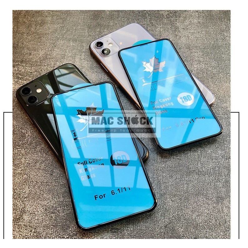 Kính cường lực 18D King Kong chống vỡ viền Iphone 7 --> 12 Pro Promax 2020 [CÓ HỘP] | BigBuy360 - bigbuy360.vn