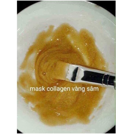 Mặt nạ vàng sâm | Mặt Nạ Dẻo Vàng Sâm 24k gói 900g