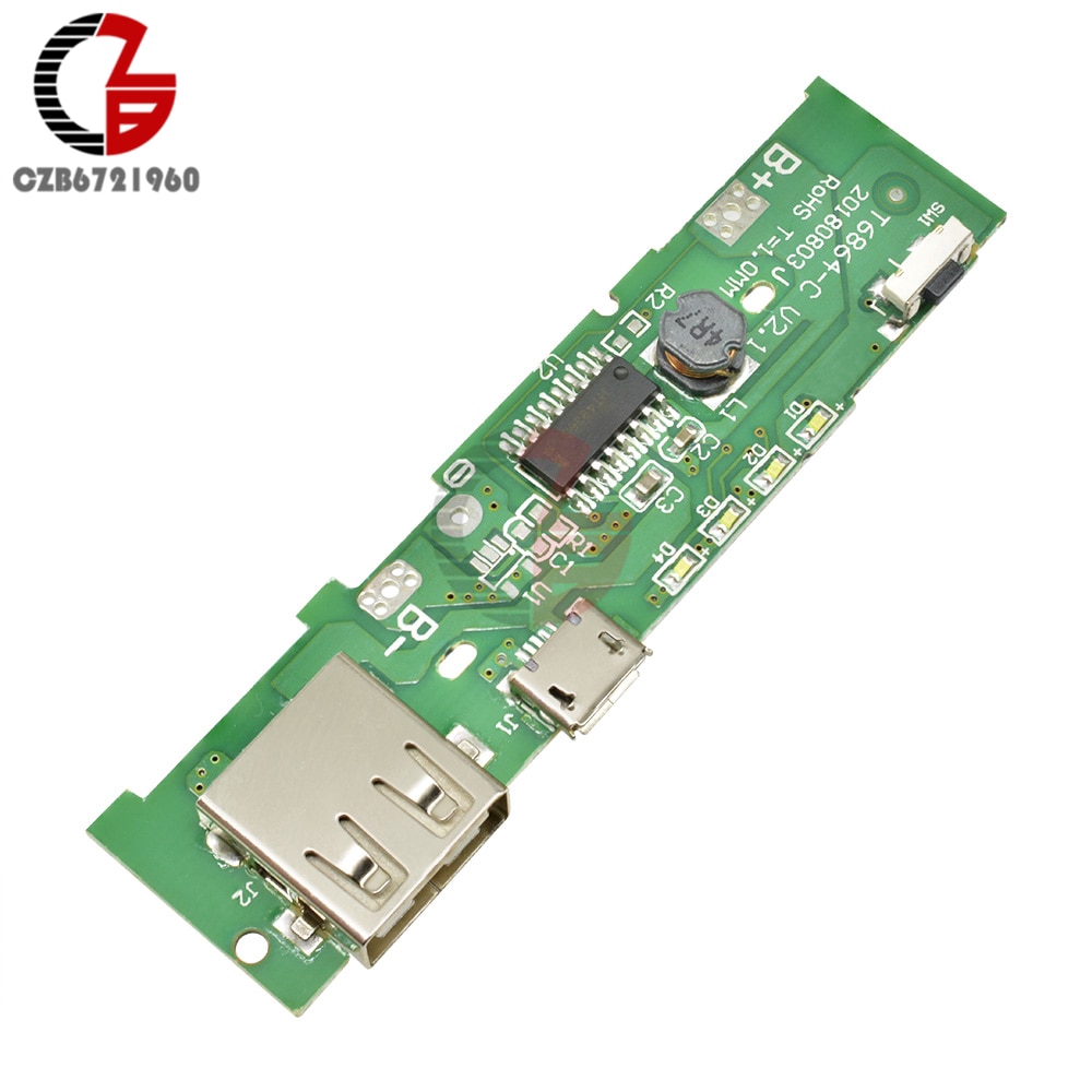 5V 1A 18650 Lithium Battery Charging Board Lipo Li-ion Lead Acide Cell Battery Charge Power Supply Bank Step Up Boost Module