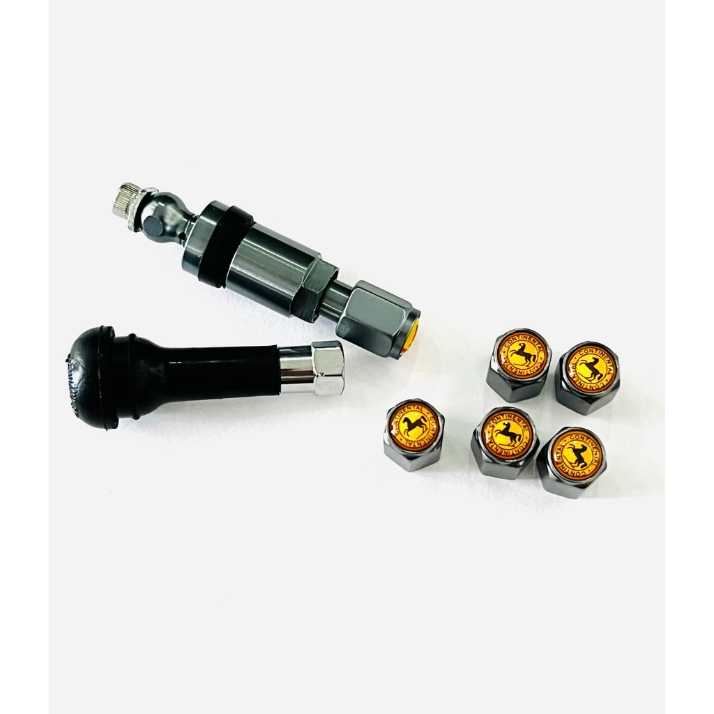 Nắp Chụp Van Kim Loại Xe Ô tô, Xe Máy Hình Ngựa Continental - Hàng Nhập Khẩu