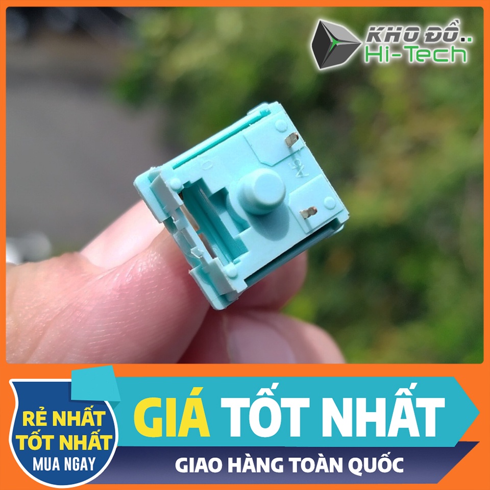Switch KTT Mint đã burn + lube 💖 𝘍𝘳𝘦𝘦𝘴𝘩𝘪𝘱 💖 Linear switch đã lube tay mượt mà | Stem Dài Âm Thock