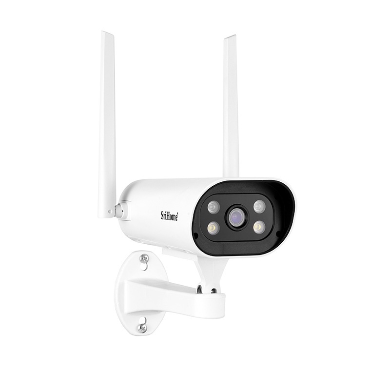 Camera ip wifi ngoài trời srihome sh037 4.0mp 2k có màu ban đêm xoay 355 độ . Bảo hành 5 năm