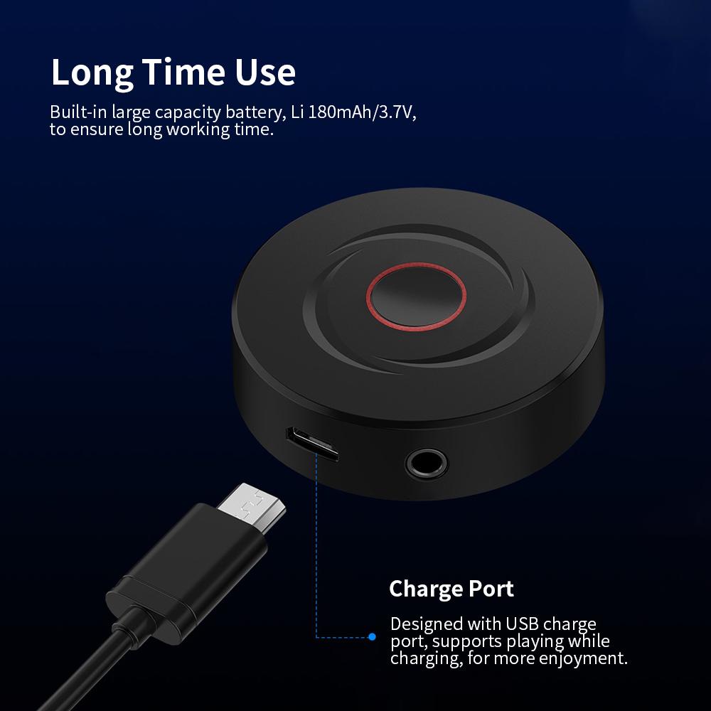 Usb Bluetooth 5.0 (3.5mm Jack) BT 218, Thiết bị chuyền tai nghe thường thành tai nghe Bluetooth BT 218