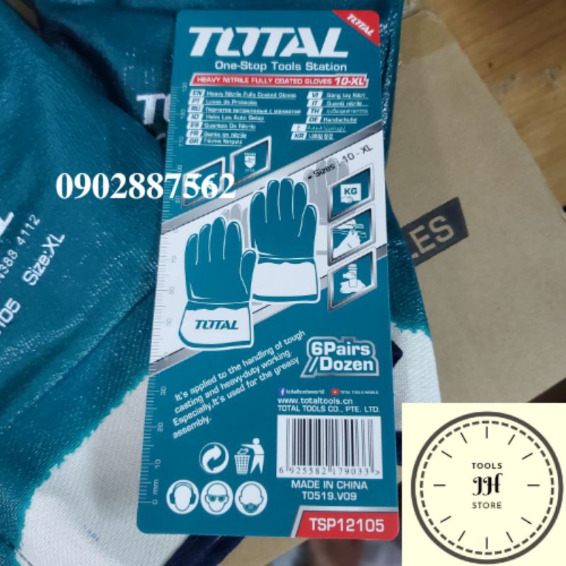 Găng tay cao su tổng hợp Total TSP12105