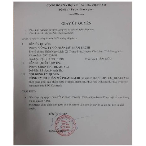 Mọc mi sau 7 ngày FEG ( cam kết hoàn tiền nếu mi ko mọc ) | BigBuy360 - bigbuy360.vn