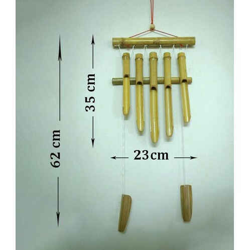 Chuông gió tre, chuông gió trúc (thanh ngang)