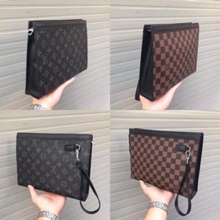 ⚡FREESHIP⚡Ví LV.ví kẹp nách LV.ví da Clutch cao cấp