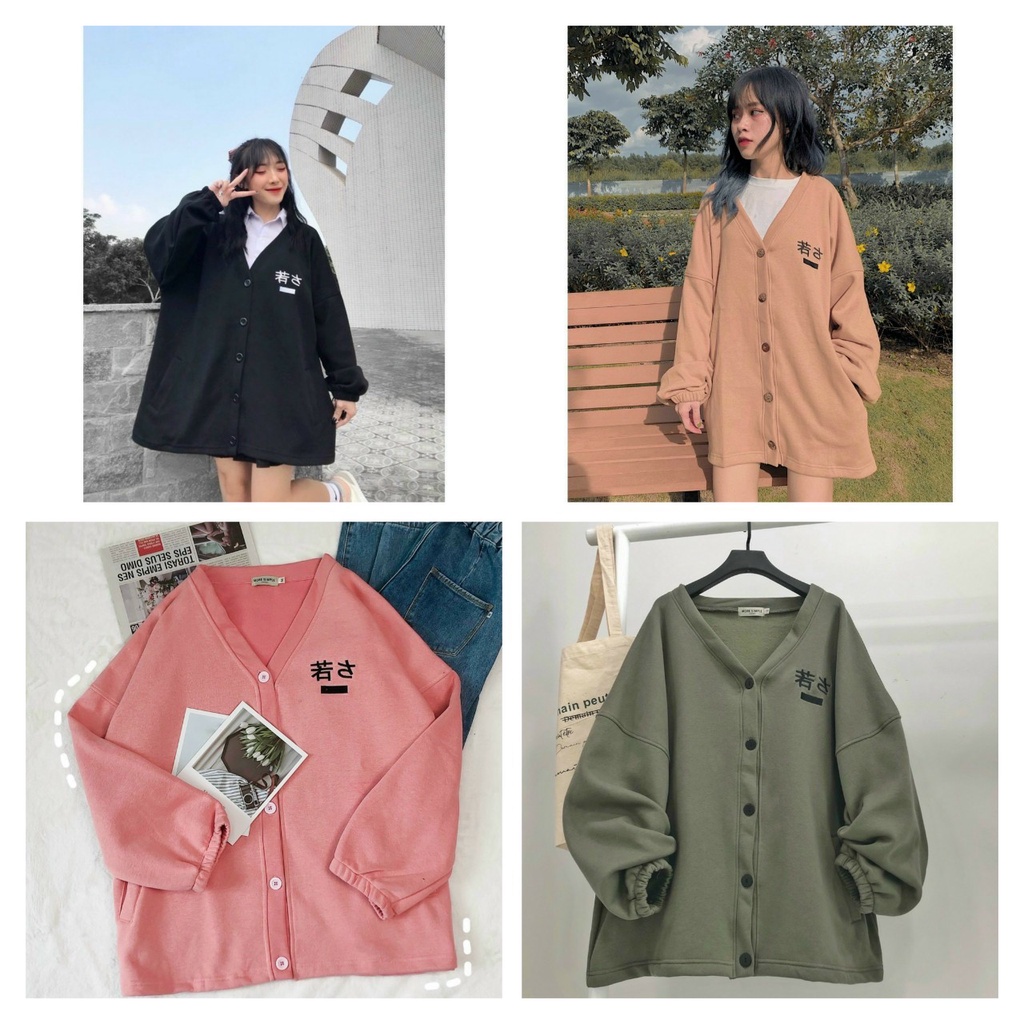 Aó Khoác Bomber Nữ Logo Thêu Chữ Nhật Chất Nỉ Mềm Mịn Được Nhiều Bạn Nữ Yêu Thích TPbomber