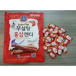 Kẹo Hồng Sâm Không Đường Đỏ Hàn Quốc Sugar Free 500g/gói