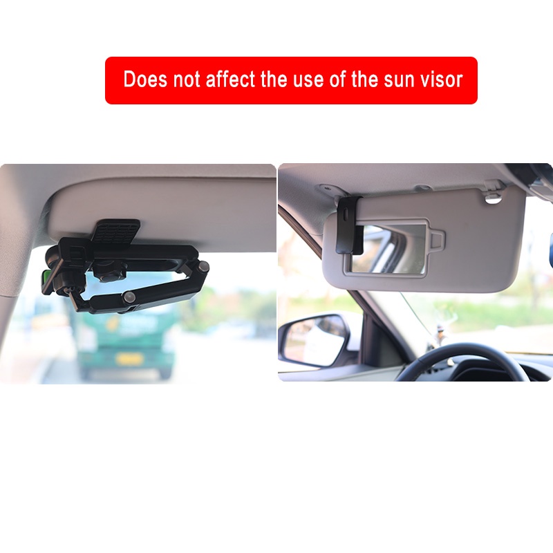 Giá Đỡ Điện Thoại / GPS Xoay 1080 Thông Dụng Gắn Kính Chắn Gió Xe Hơi
