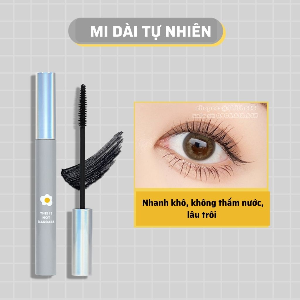 Chuốt Mi Mascara Làm Dài Cong Mi GOGO TALES Small Grey Stick Slender GT261 &amp; GT262 - GOGOTALES