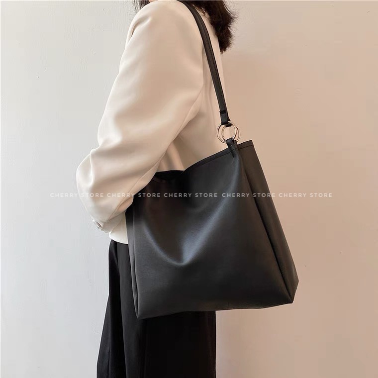 Túi xách nữ dáng tote đeo vai công sở phong cách Hàn Quốc bảng màu xinh xắn  Helen Bag