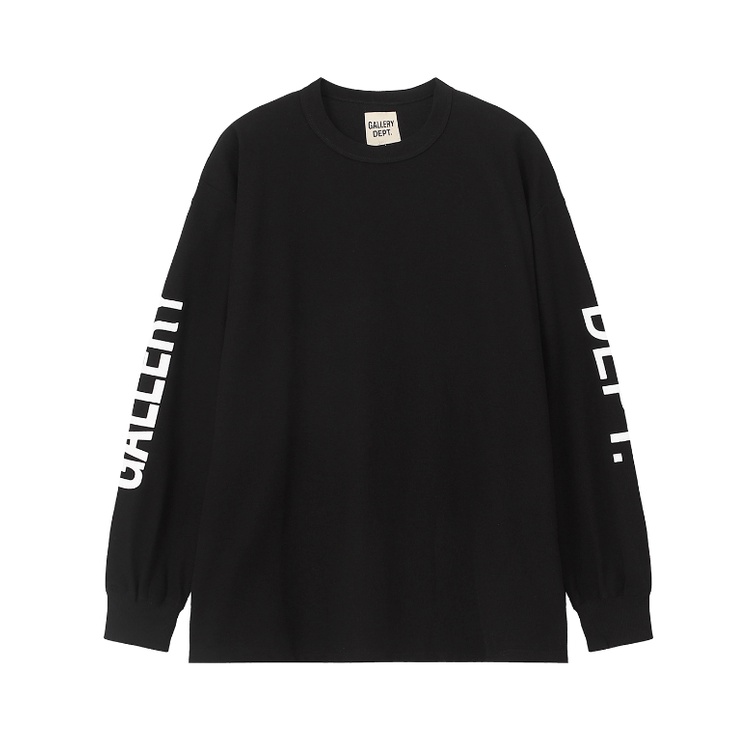 Áo Thun Tay Dài Cổ Tròn In Chữ GALLERY DEPT Phong Cách Đường Phố Mới Unisex