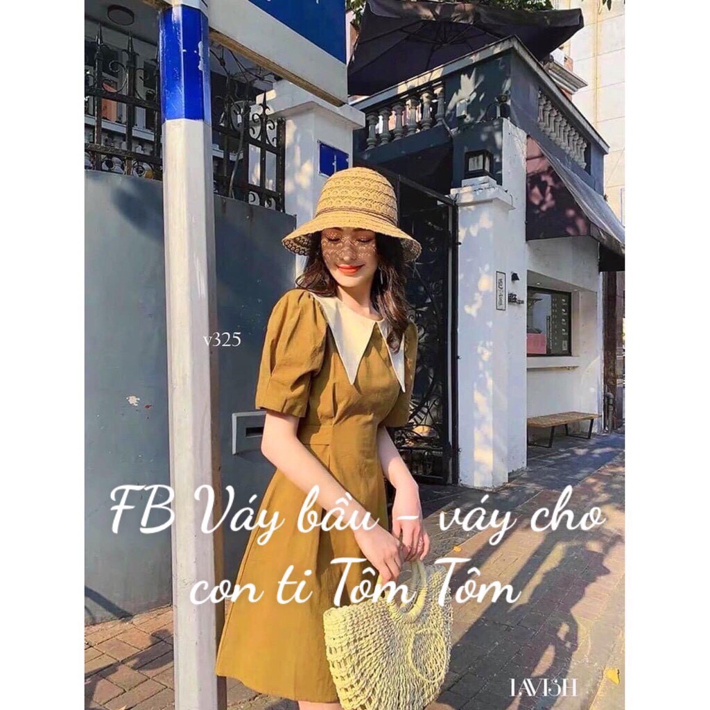 Váy khóa dọc cho con bú GỌN DÁNG, CHE BỤNG 💃 ảnh thật