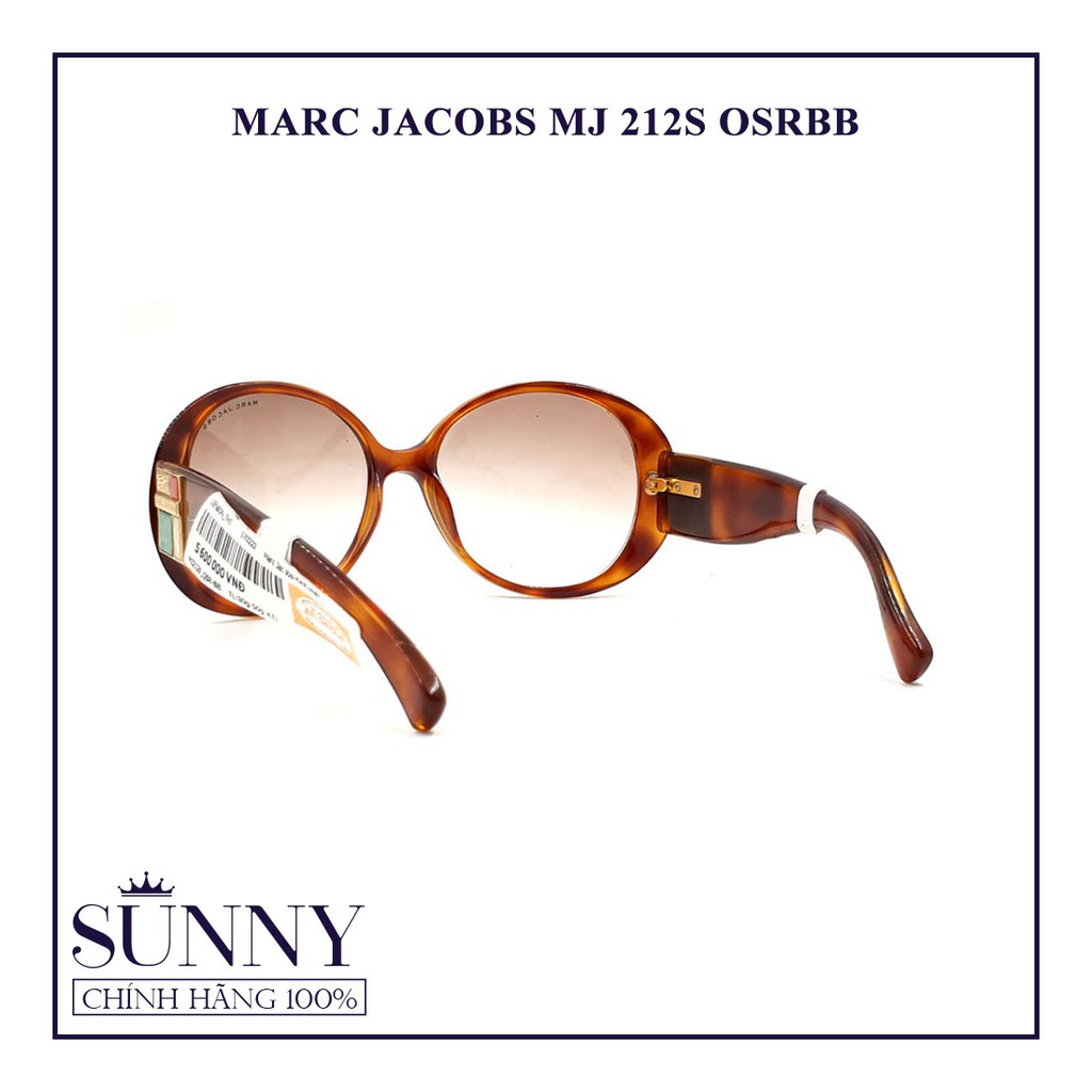 [Mã FARSBR241 giảm 15k đơn 0đ] Mắt kính MARC JACOBS MJ 212S OSRBB (sp 100% chính hãng, bảo hành vĩnh viễn)