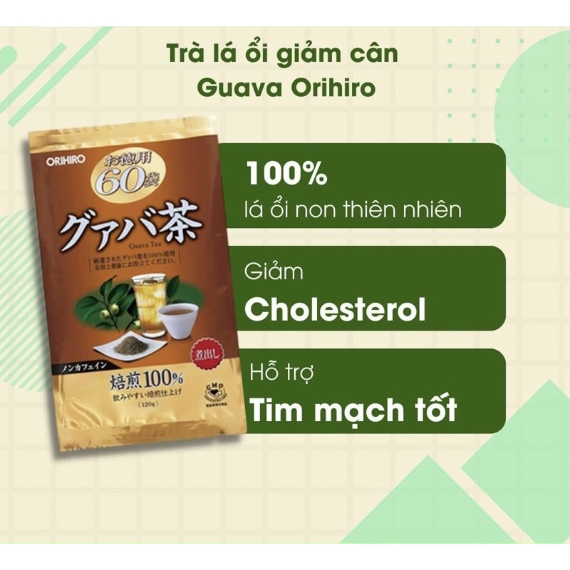 Trà Hỗ Trợ Thanh Nhiệt Giảm Cân Giảm Mỡ Orihiro Tea Nhật Bản  Hiệu Quả