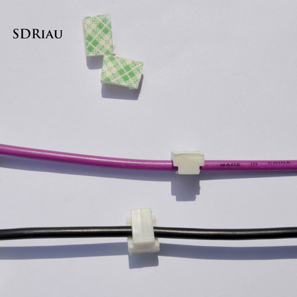 Bộ 10/20/100 kẹp cố định dây điện dán trong xe hơi tiện dụng