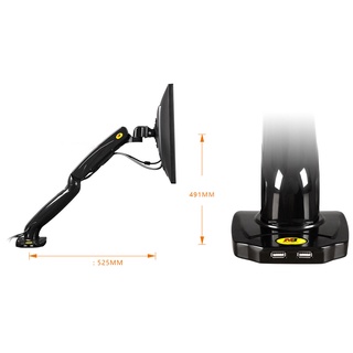 Giá treo màn hình máy tính North Bayou F80 17 - 30 inch Tải trọng 9Kg Mẫu mới 2021 Chính Hãng