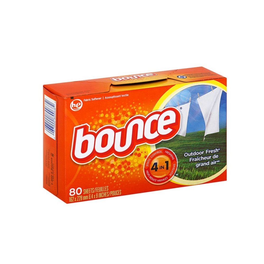 Giấy thơm quần áo Bounce Mỹ Hộp 160 tờ, làm mềm vải, chống ẩm mốc - Shop Lavenic