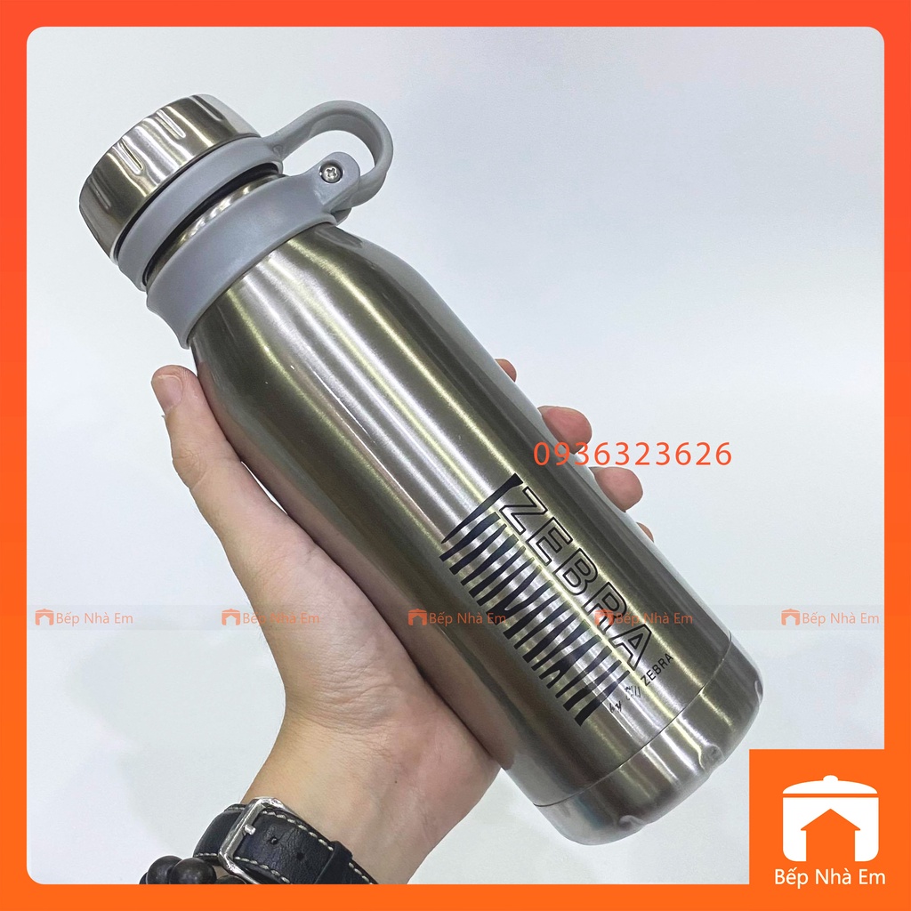 Bình Giữ Nhiệt ZEBRA Wisdom 0.5L_0.75L_1L (Inox 304) - 112635_112636_112637. Nhập Khẩu Thái Lan