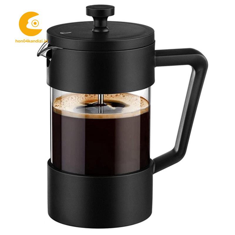 French Press Coffee & Tea Maker, Borosilicate Glass Coffee Press