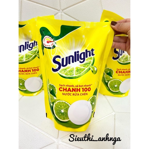 Nước Rửa Chén-Bát Sunlight Chanh Túi 1,4Kg