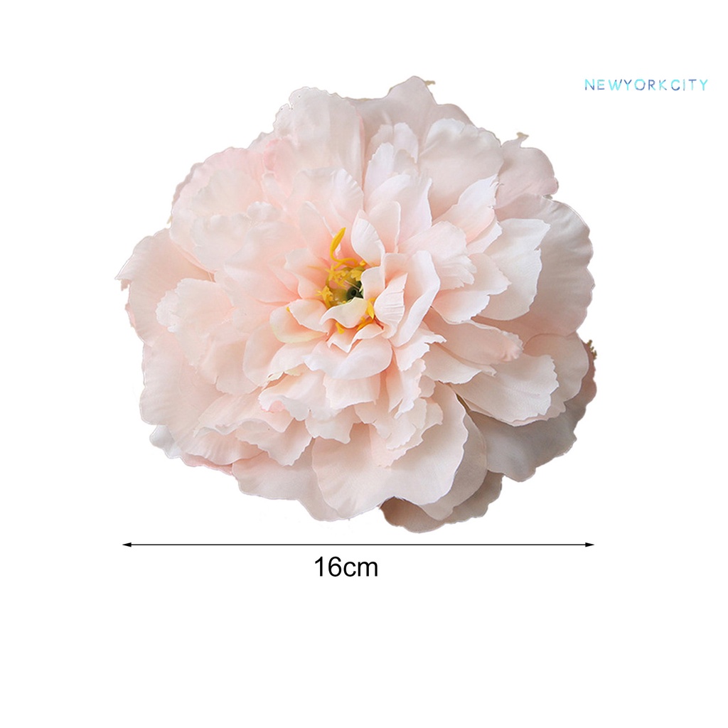 1 Bó Hoa Mẫu Đơn Nhân Tạo Bằng Lụa Cho Cô Dâu