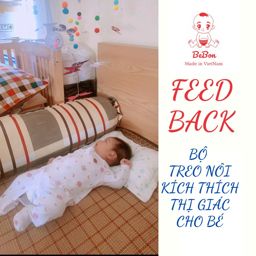 Treo Nôi Kích Thích Thị Giác Cho Bé - Chủ Đề Treo Nôi Bướm