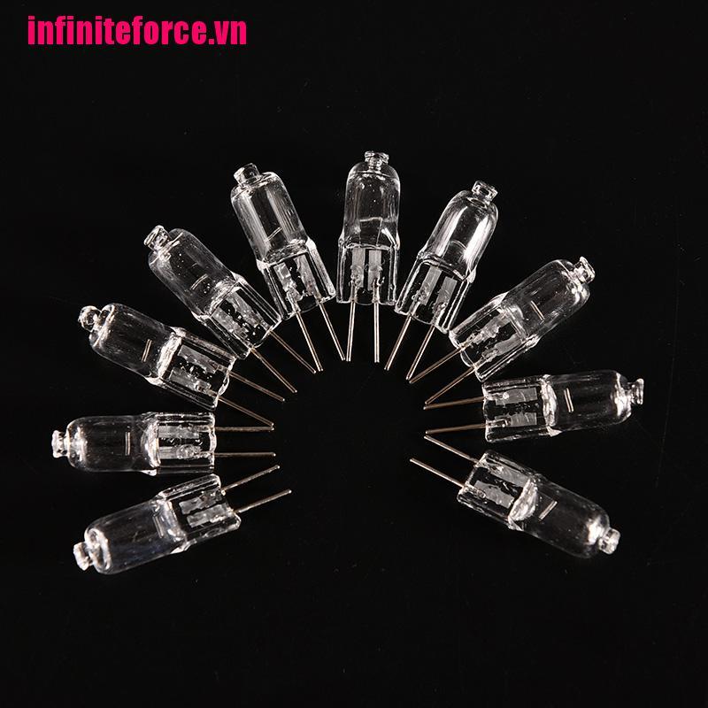 Bộ 10 Đèn Halogen G4 12v 20w Siêu Sáng Chất Lượng Cao