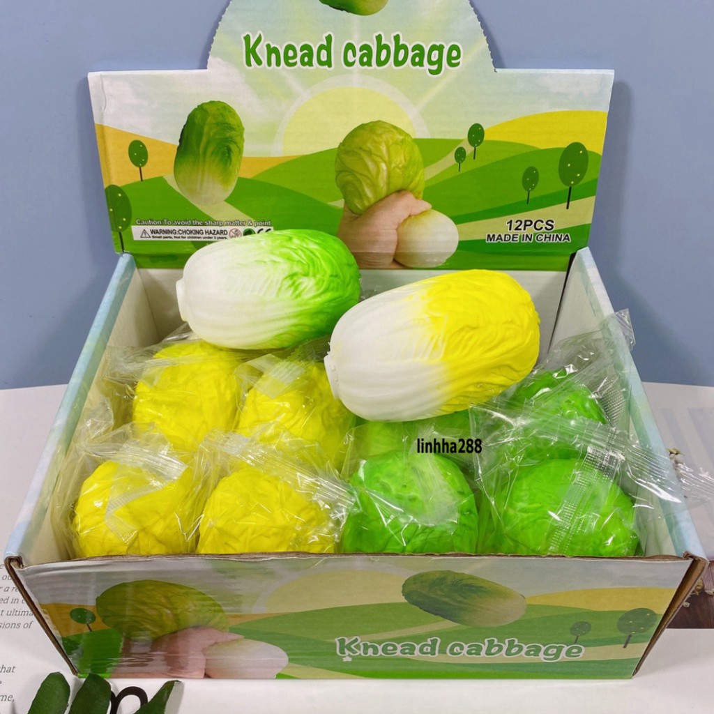 Đồ chơi Squishy Hình Cây Cải Thảo Bắp Cải