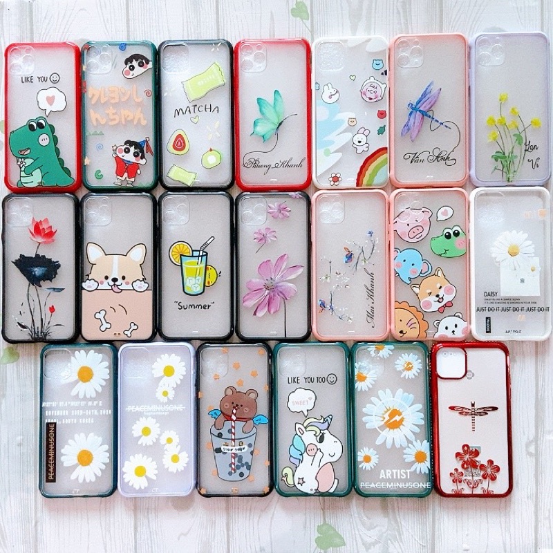 Ốp lưng viền màu iphone 11 Pro Max siêu cute