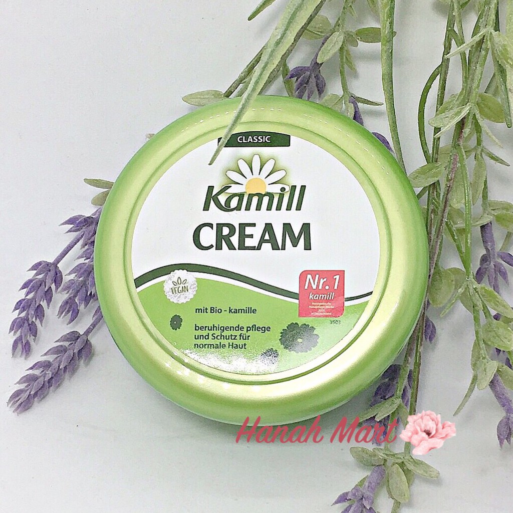 Hàng Đức chất _ Hũ Kem dưỡng da tay, móng tay và Kem dưỡng toàn thân Kamill hoa cúc hữu cơ 150ml - 250ml | BigBuy360 - bigbuy360.vn
