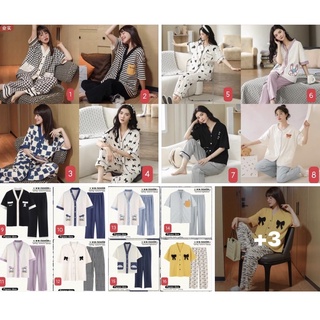 Bộ ngủ pijama cộc tay qccc