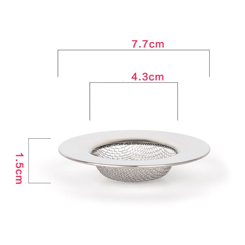 Nắp Lọc Rác Bồn Rửa Chén Bằng Thép Không Gỉ 3 Kích Thước