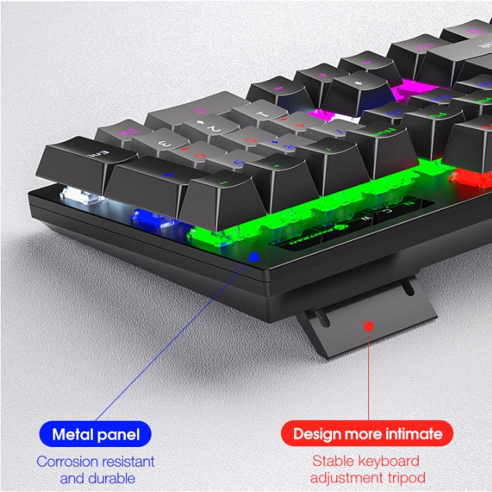 Bàn Phím cơ Pantsan PK200 full size chuyên GAME cực ngon với LED đổi màu theo ý thích