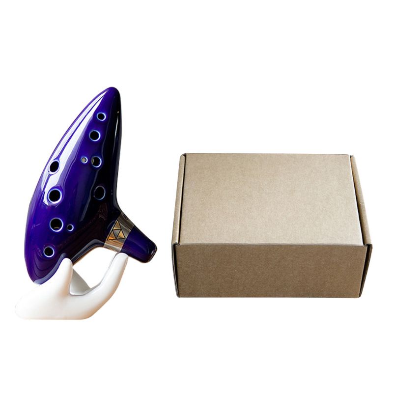 Sáo Ocarina Gốm 12 Lỗ Chuyên Dụng Cho Nhạc Cụ Thời Gian
