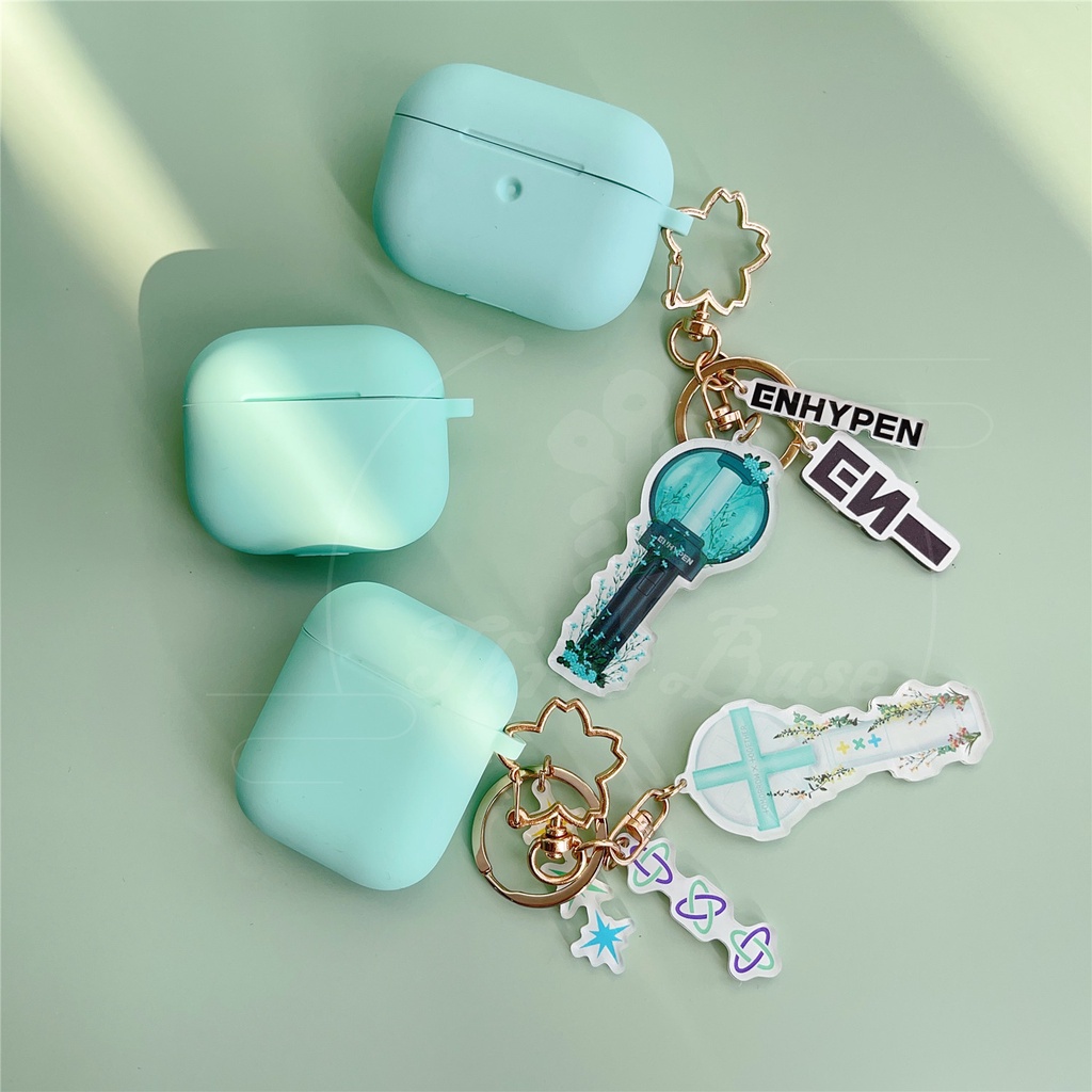 Vỏ Bảo Vệ Hộp Sạc Tai Nghe Airpods 3 pro ASTRO TXT EXO ITZY VELVET MAMAMOO GOT7 MONSTAX E Eunhypen TREASURE SEVENTEEN Không Dây Có Móc Khóa