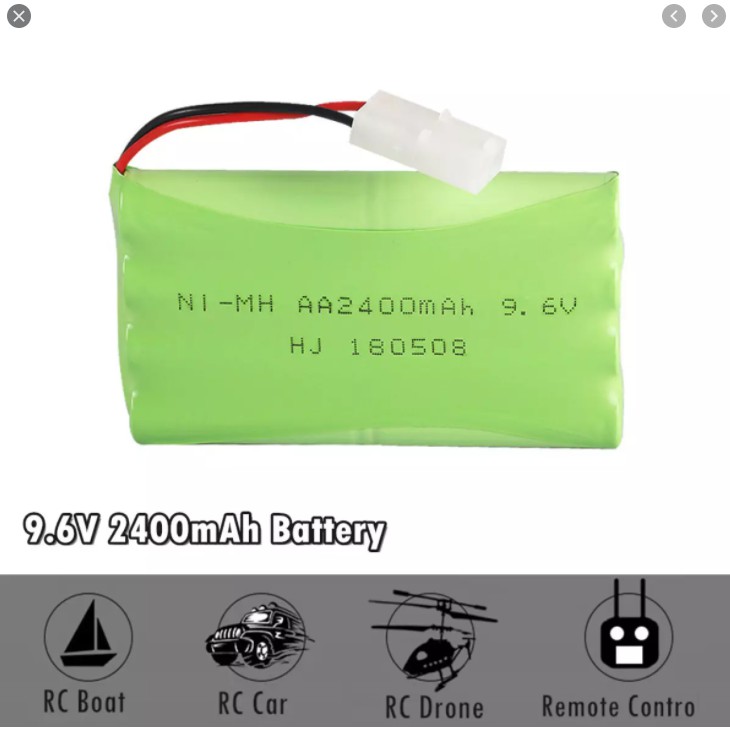 Pin sạc Ni-MH 9.6v 2400mah Kep 2P đồ chơi điện tử giá rẻ
