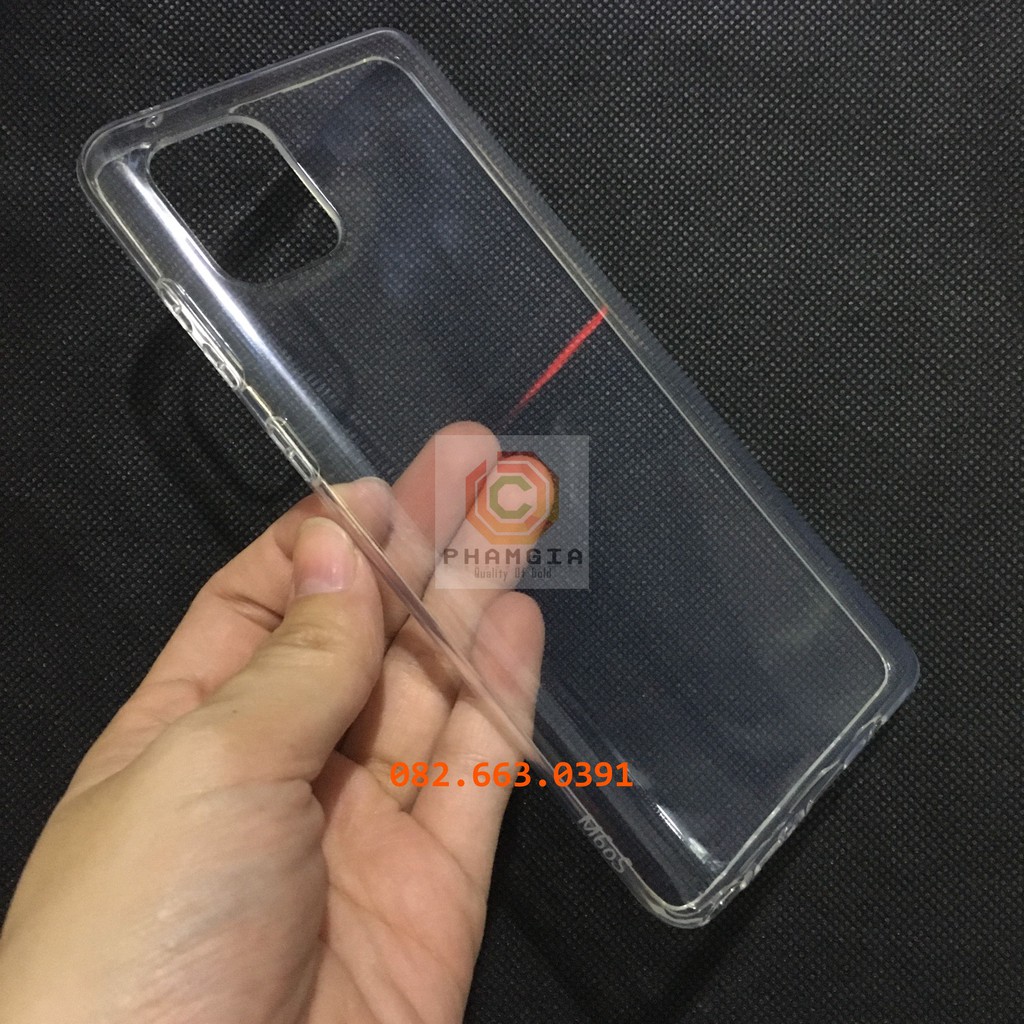 Ốp lưng dẻo trong Samsung M60S/A81 siêu dẻo, siêu bền