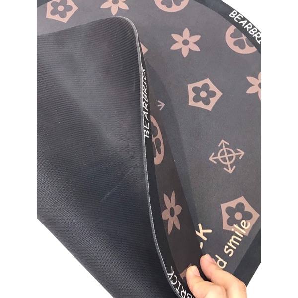 Thảm Lau Chân Thảm Chùi Chân Họa Tiết 3D Chống Trơn Trượt Siêu Thấm Nhà Tắm Nhà Bếp Sang Trọng Hiện Đại