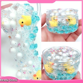 Đồ chơi slime 60/100ml trong suốt với chú vịt ngộ nghĩnh giúp giảm căng thẳng mệt mỏi