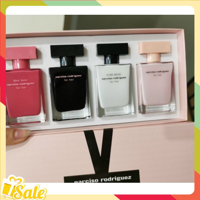 [Mã 1512FMCGSALE1 giảm 10% đơn 250K] Set Nước Hoa Nữ Narciso 4 x 30ml Sang Trọng, Quyến Rũ Nước Hoa Thơm Lâu 8h | BigBuy360 - bigbuy360.vn