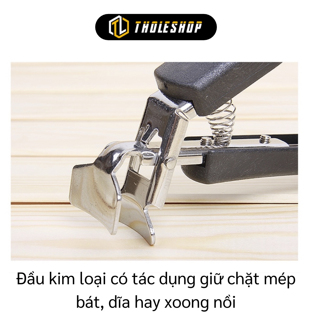 Kẹp gắp đồ - Dụng cụ gắp đồ nóng (bát nóng, dĩa nóng,...) tiện lợi màu đen 2653