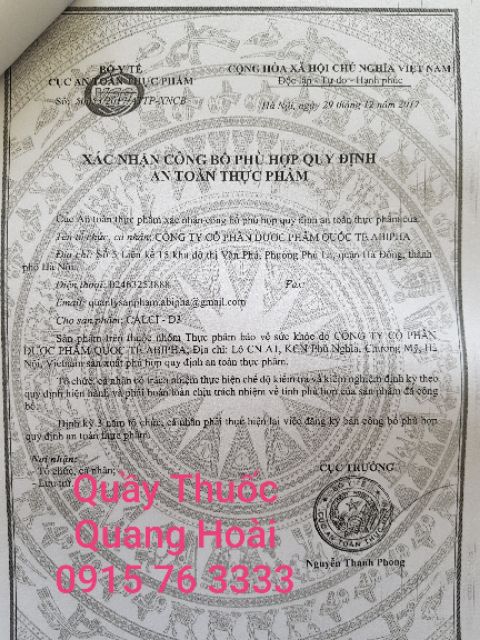 Calci D3 bổ sung Canxi D3 cho xương chắc khỏe, phát triển chiều cao