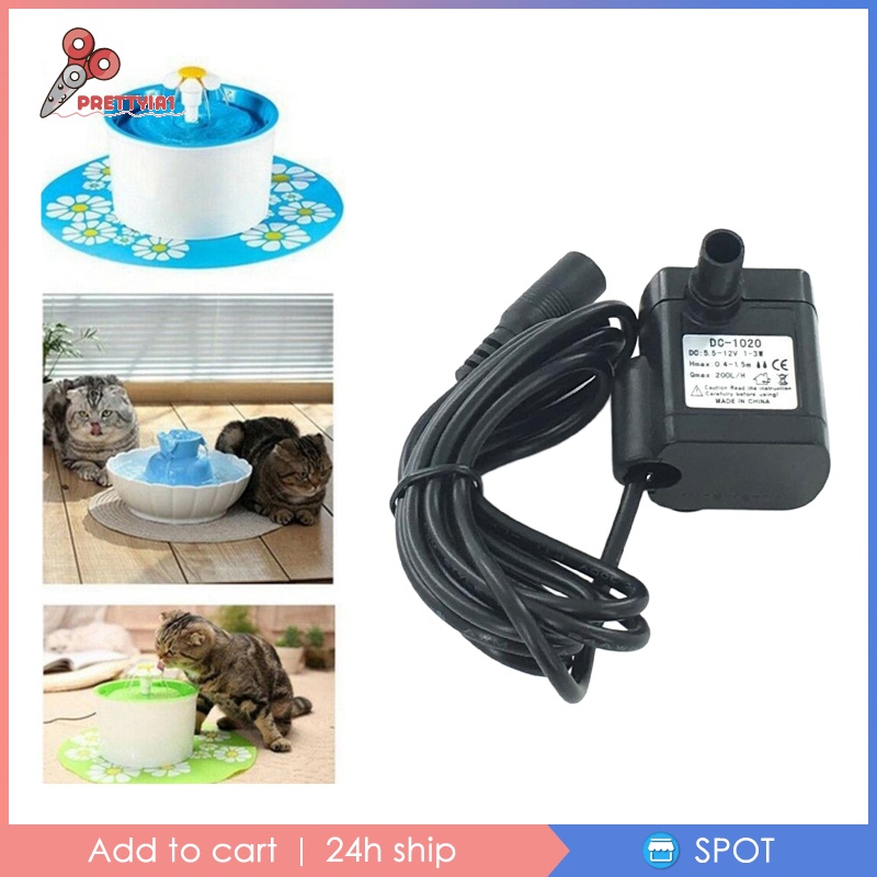[Prettyia1] Máy Bơm Nước Mini Không Chổi Than 3W 12V Cho Bể Cá