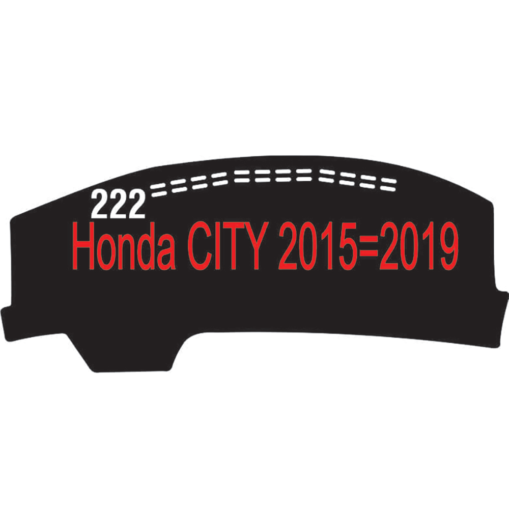 Thảm Taplo xe Honda City từ năm 2015 đến 2021 chất liệu Nhung lông cừu hoặc Da Carbon