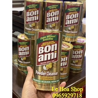Bột tẩy rửa Đa Năng sinh học Bon Ami- làm sạch các vết bẩn nhập khẩu của Mỹ hộp 400g