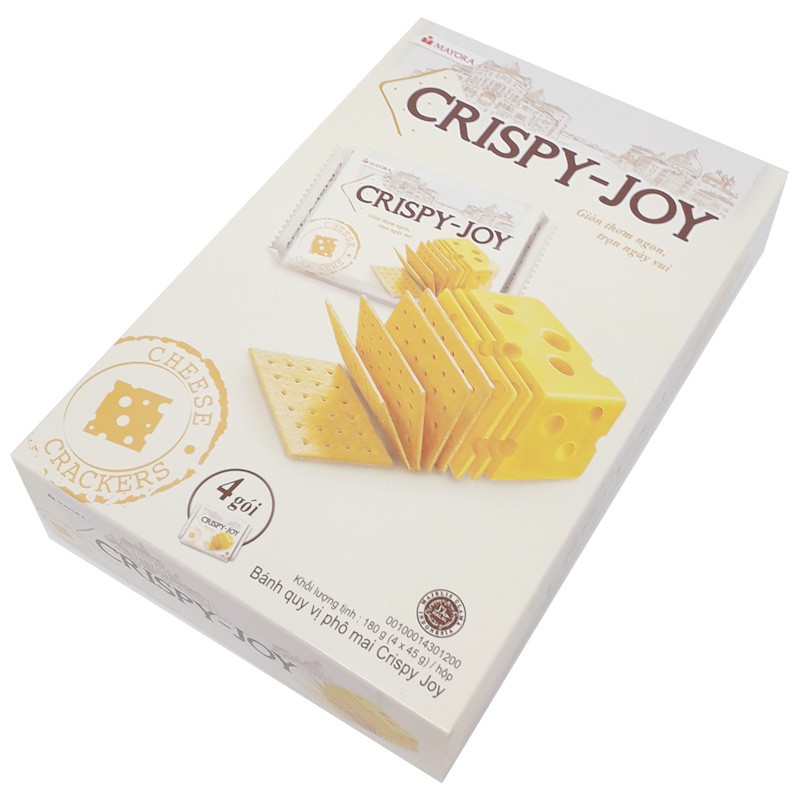 Bánh Quy Vị Phô Mai Crispy Joy 180g