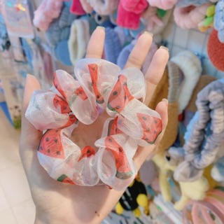 Dây cột tóc, dây buộc tóc Srunchies voan trái cây
